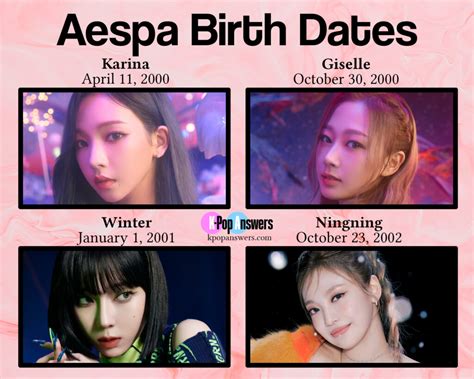 how old are aespa members